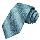 Vanish Blue Paisley Tie Set - Masculine Clothes