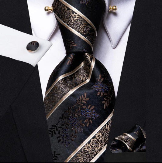 Bridegroom Paisley Tie Set