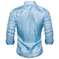 Powder Blue Silk Shirt