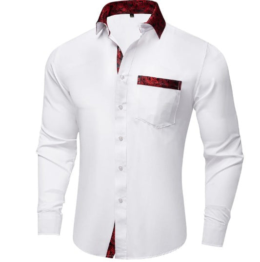 Plain White with Red Shirt