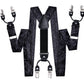 Black Paisley Suspender Set - Masculine Clothes