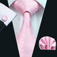 Sparkling Pink Tie Set - Masculine Clothes