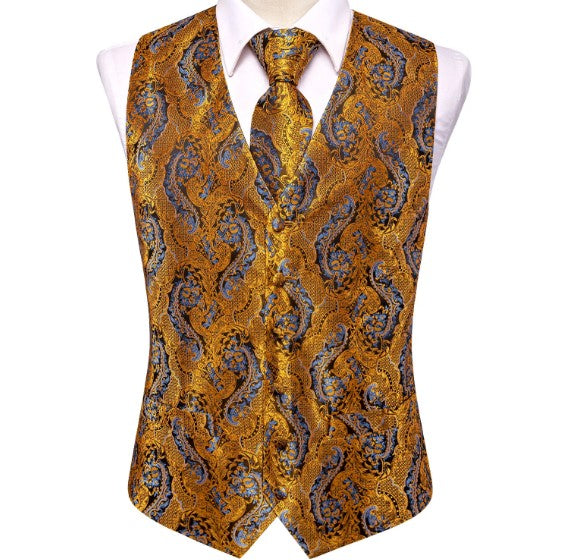 Dragon Paisley Vest Set