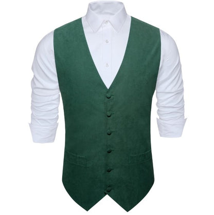 Forest Green Plain Vest