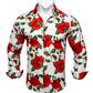 Red Floral Cotton Shirt