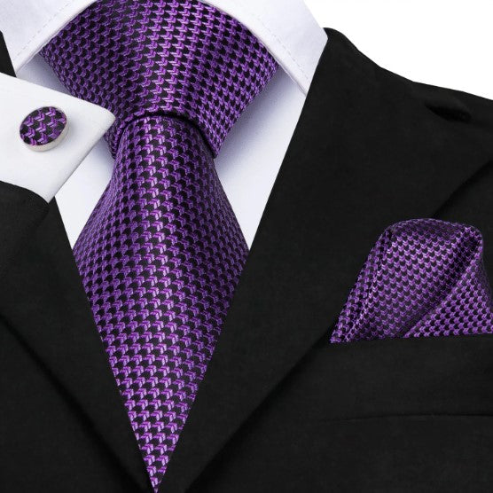 Premium Purple XL Tie Set