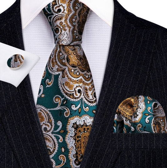 Cookies Shapes Paisley Tie Set