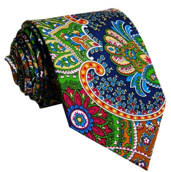 Beautiful Flowers Plot Tie