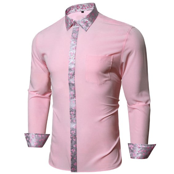 Pink Blossom Silk Shirt