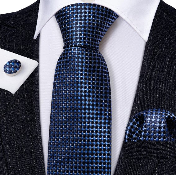 Blue Bubble Gum Tie Set