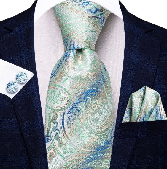 Shade of Rainbow Silk Tie Set