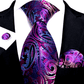 Rainbow Colours Silk Tie Set - Masculine Clothes