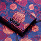 Red Roses In Blue Tuxedo Jacket - Masculine Clothes