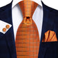 Squash Paisley XL Tie, Pocket Square and Cufflinks - Masculine Clothes